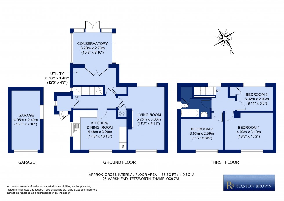 Floorplan for Tetsworth, Oxfordshire